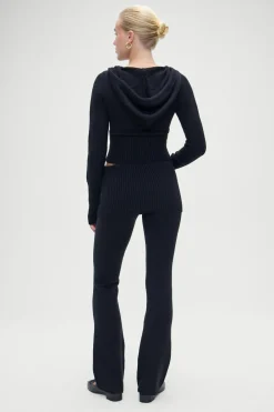 Bottoms|Matching Sets^Frankies Bikinis Aimee Knit Pants Black