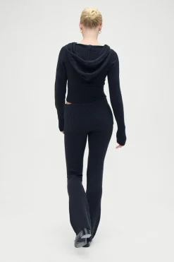 Tops|Matching Sets^Frankies Bikinis Aimee Zip Up Hoodie Black