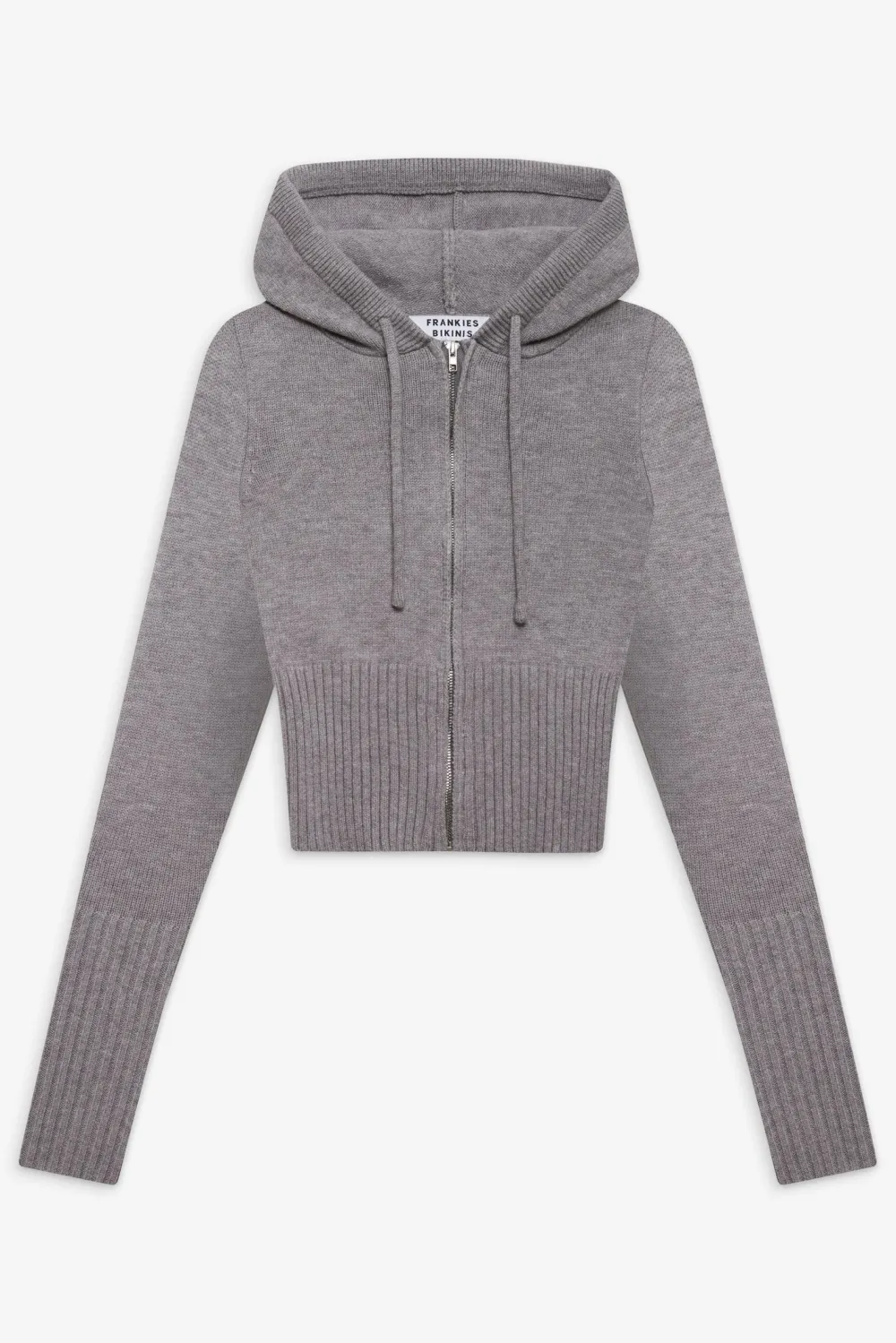Tops|Matching Sets^Frankies Bikinis Aimee Zip Up Hoodie Rain Cloud