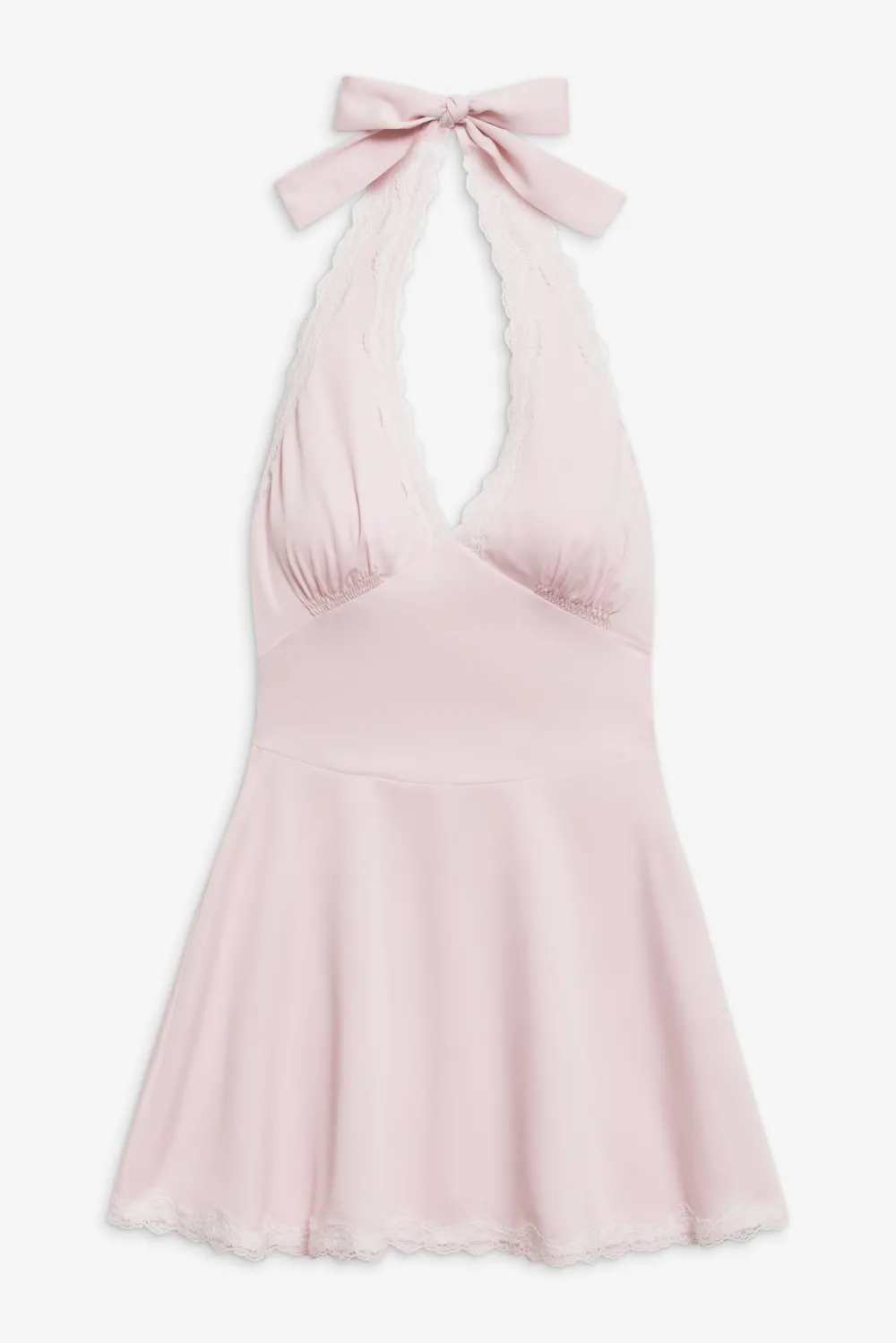 Dresses^Frankies Bikinis Audrey Satin Mini Dress Pink Porcelain