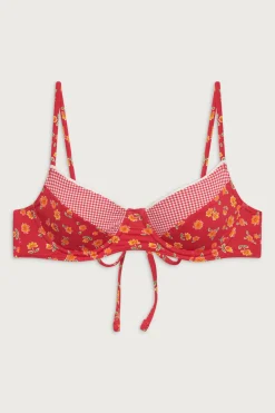 Tops|Bikinis^Frankies Bikinis Autumn Floral Underwire Bikini Top Summer Flower
