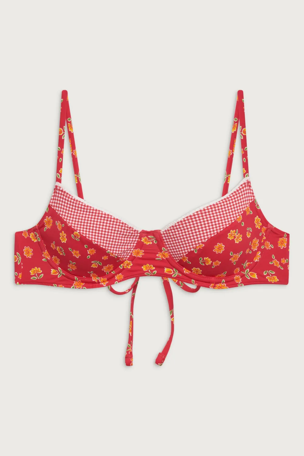 Tops|Bikinis^Frankies Bikinis Autumn Floral Underwire Bikini Top Summer Flower