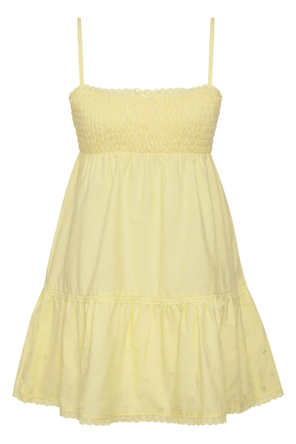 Dresses^Frankies Bikinis Baby Embroidered Mini Dress Honey Butter