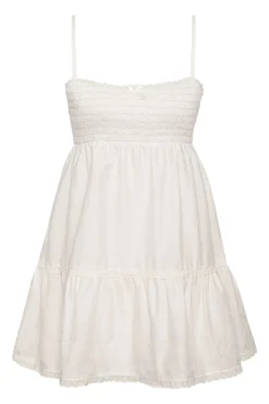 Dresses^Frankies Bikinis Baby Embroidered Mini Dress White
