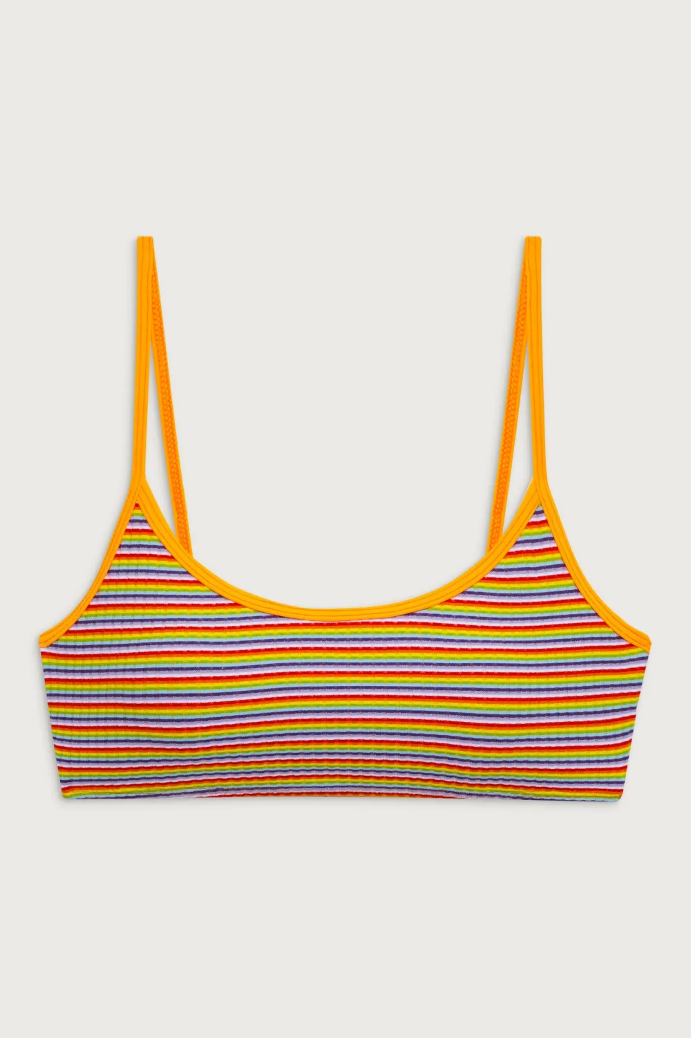 Tops|Bikinis^Frankies Bikinis Bay View Striped Bralette Bikini Top Hawaiian Sky