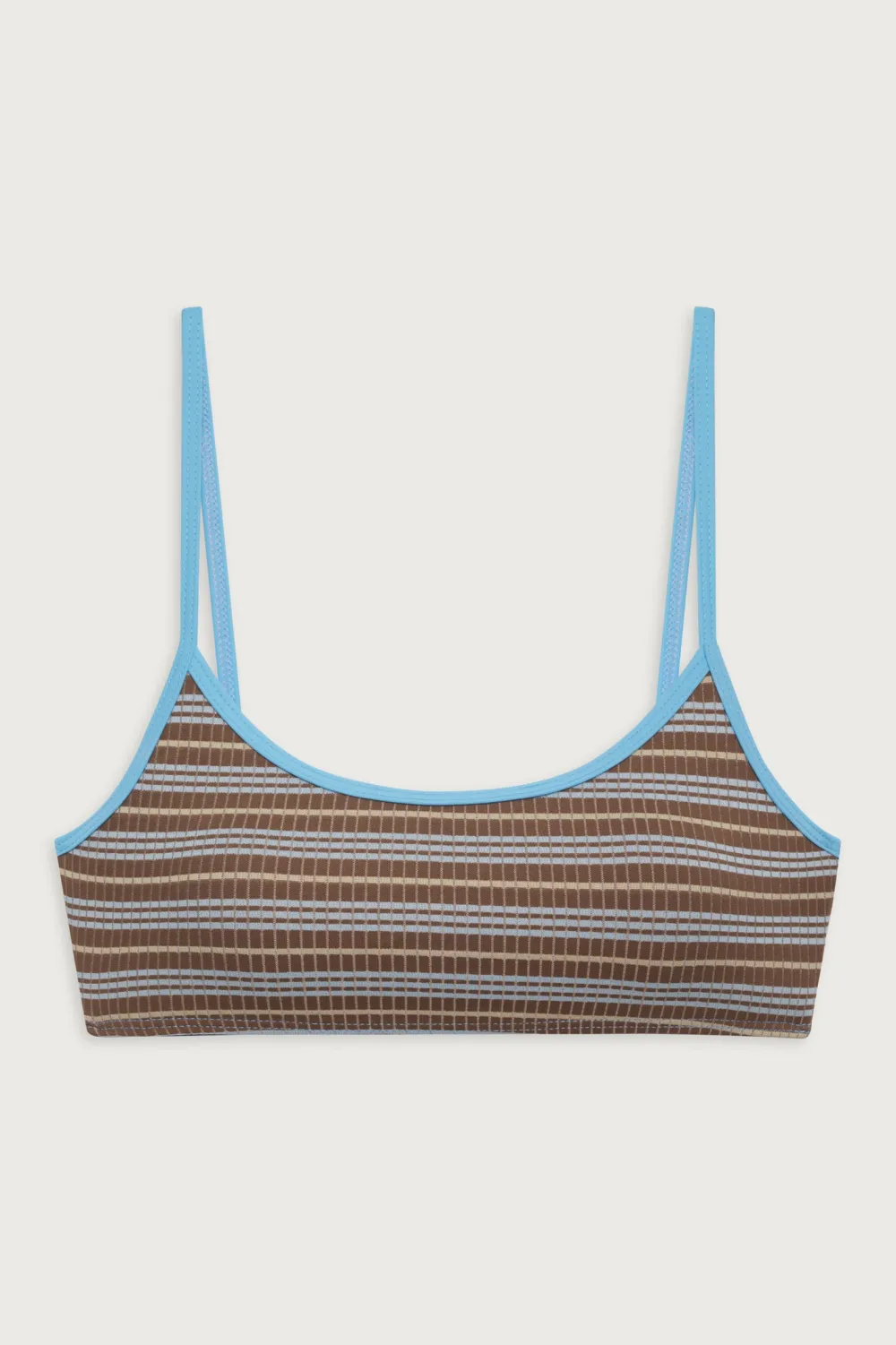 Tops|Bikinis^Frankies Bikinis Bay View Striped Bralette Bikini Top Ocean Stone