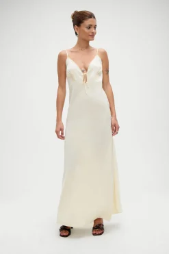 Dresses^Frankies Bikinis Beauty Maxi Dress Macadamia