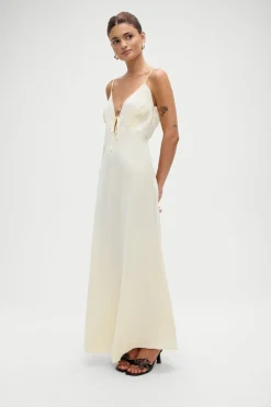 Dresses^Frankies Bikinis Beauty Maxi Dress Macadamia