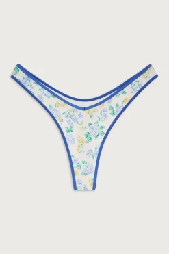 Bottoms|Bikinis^Frankies Bikinis Brittany Shine Micro Bikini Bottom Coastal Floral