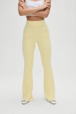 Bottoms|Cloud Knits^Frankies Bikinis Camden Knit Pants Vanilla Sugar