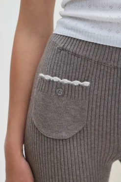 Bottoms|Cloud Knits^Frankies Bikinis Camden Knit Pants Rain Cloud
