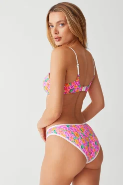 Bottoms|Bikinis^Frankies Bikinis Catalina Full Coverage Bikini Bottom Daisy Pond