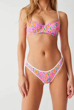 Bottoms|Bikinis^Frankies Bikinis Catalina Full Coverage Bikini Bottom Daisy Pond