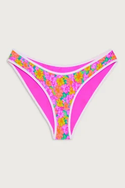 Bottoms|Bikinis^Frankies Bikinis Catalina Full Coverage Bikini Bottom Daisy Pond