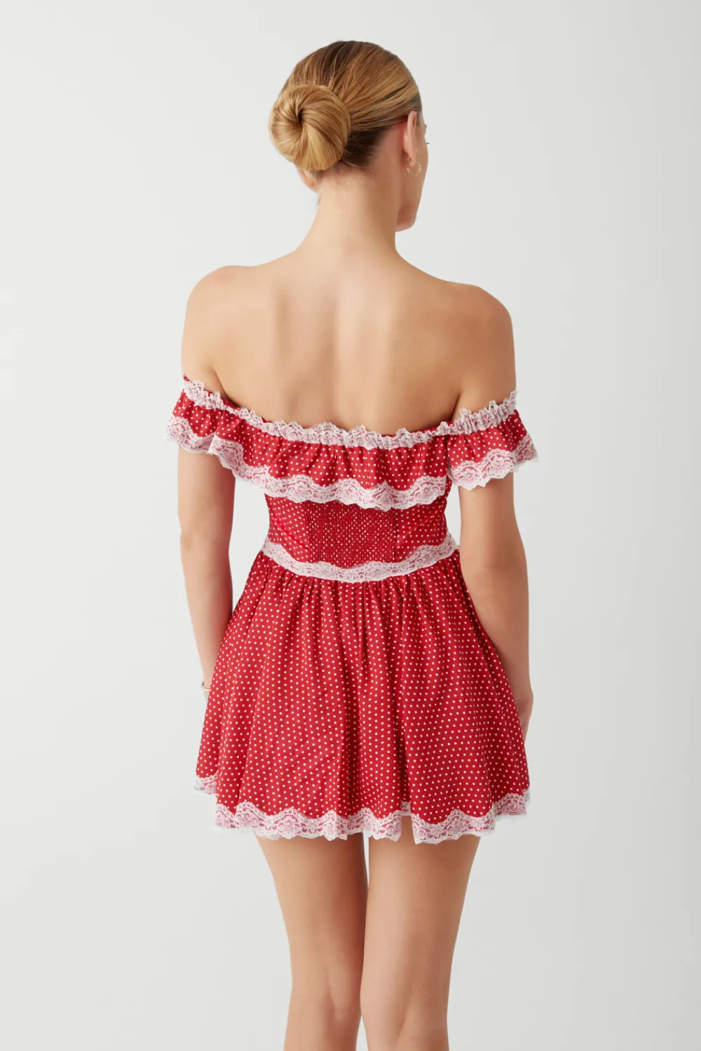 Dresses^Frankies Bikinis Charli Mini Dress Scarlet Dot
