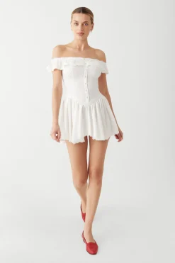 Dresses^Frankies Bikinis Charli Mini Dress White