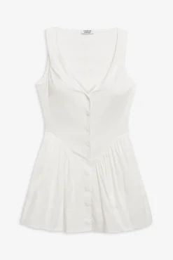 Dresses^Frankies Bikinis Charlotte Corset Mini Dress White