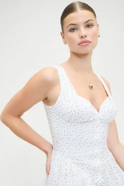 Dresses^Frankies Bikinis Charlotte Floral Corset Mini Dress Tea Party