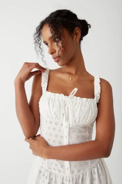 Dresses^Frankies Bikinis Christabelle Eyelet Maxi Dress Angel's Wing