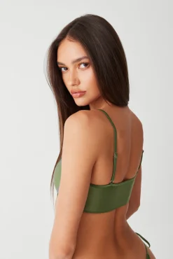 Tops|Bikinis^Frankies Bikinis Clairo Shine Bralette Bikini Top Sea Moss