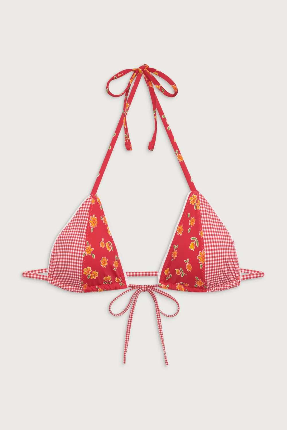 Tops|Bikinis^Frankies Bikinis Coastal Floral Micro Bikini Top Summer Flower
