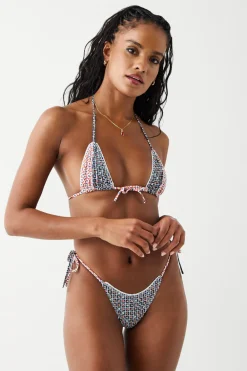 Tops|Bikinis^Frankies Bikinis Coastal Micro Triangle Bikini Top Farmhouse Florals