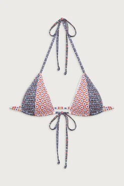 Tops|Bikinis^Frankies Bikinis Coastal Micro Triangle Bikini Top Farmhouse Florals
