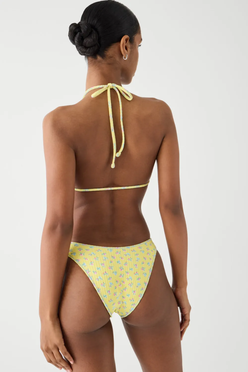 Tops|Bikinis^Frankies Bikinis Coastal Micro Triangle Bikini Top Pocketful of Posies