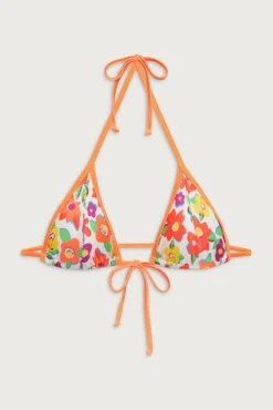 Tops|Bikinis^Frankies Bikinis Coastal Shine Micro Bikini Top French Flowers