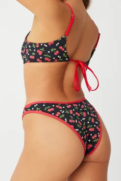 Tops|Bikinis^Frankies Bikinis Cola Underwire Balconette Bikini Top Cherry Hearts