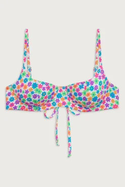 Tops|Bikinis^Frankies Bikinis Cola Underwire Balconette Bikini Top Forever Flower