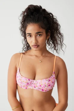 Tops|Bikinis^Frankies Bikinis Cola Underwire Balconette Bikini Top Queen's Bath