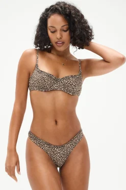 Tops|Bikinis^Frankies Bikinis Cola Underwire Bikini Top Baby Leopard