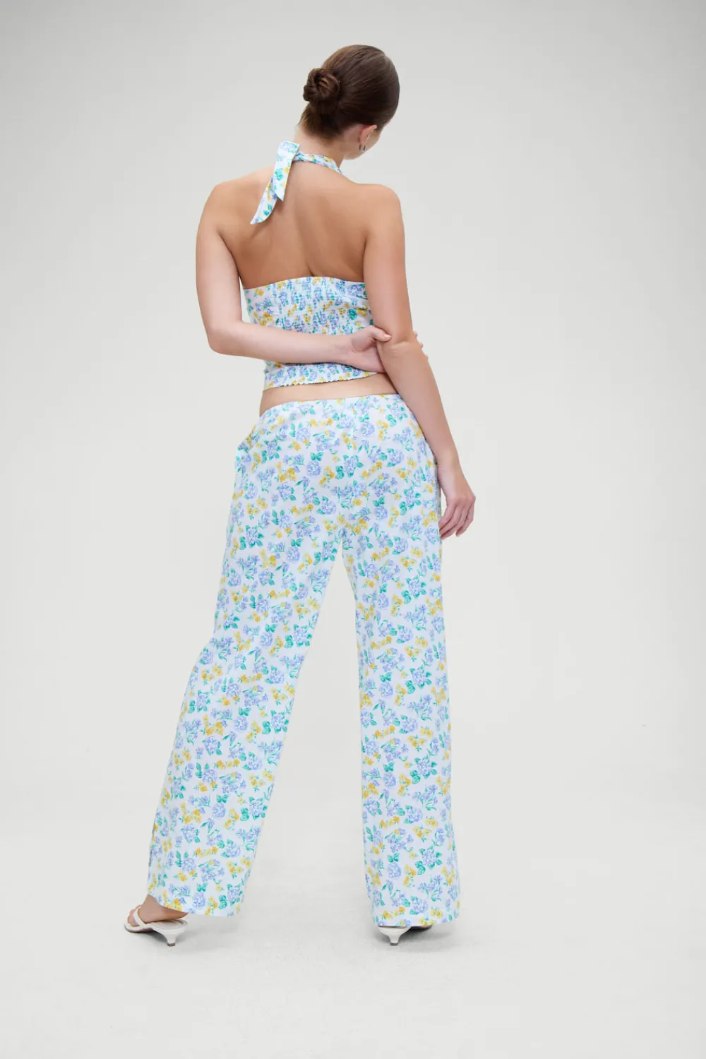 Tops|Matching Sets^Frankies Bikinis Cottage Halter Top Coastal Floral