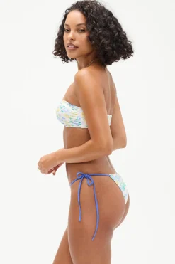 Tops|Bikinis^Frankies Bikinis Crescent Shine Bandeau Bikini Top Coastal Floral