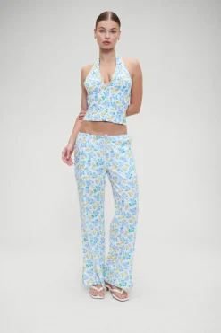 Bottoms|Matching Sets^Frankies Bikinis Daisy Low Rise Pant Coastal Floral
