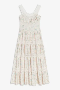 Dresses^Frankies Bikinis Dakota Floral Satin Maxi Dress French Riviera