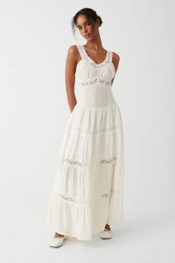 Dresses^Frankies Bikinis Dakota Maxi Dress White