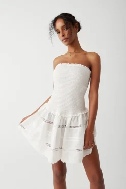 Dresses^Frankies Bikinis Day Princess Mini Dress White