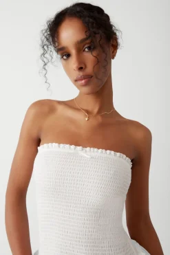 Dresses^Frankies Bikinis Day Princess Mini Dress White