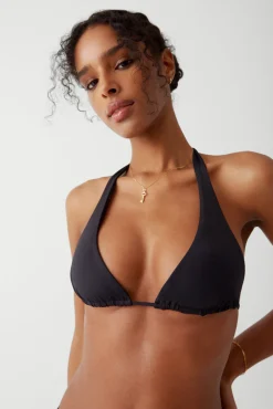 Tops|Bikinis^Frankies Bikinis Diana Halter Bikini Top Black