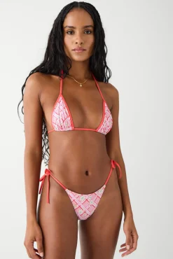 Bottoms|Bikinis^Frankies Bikinis Divine Skimpy Floral Bikini Bottom Red Rover
