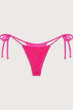 Bottoms|Bikinis^Frankies Bikinis Divine Skimpy Shine Bikini Bottom Candy Pink