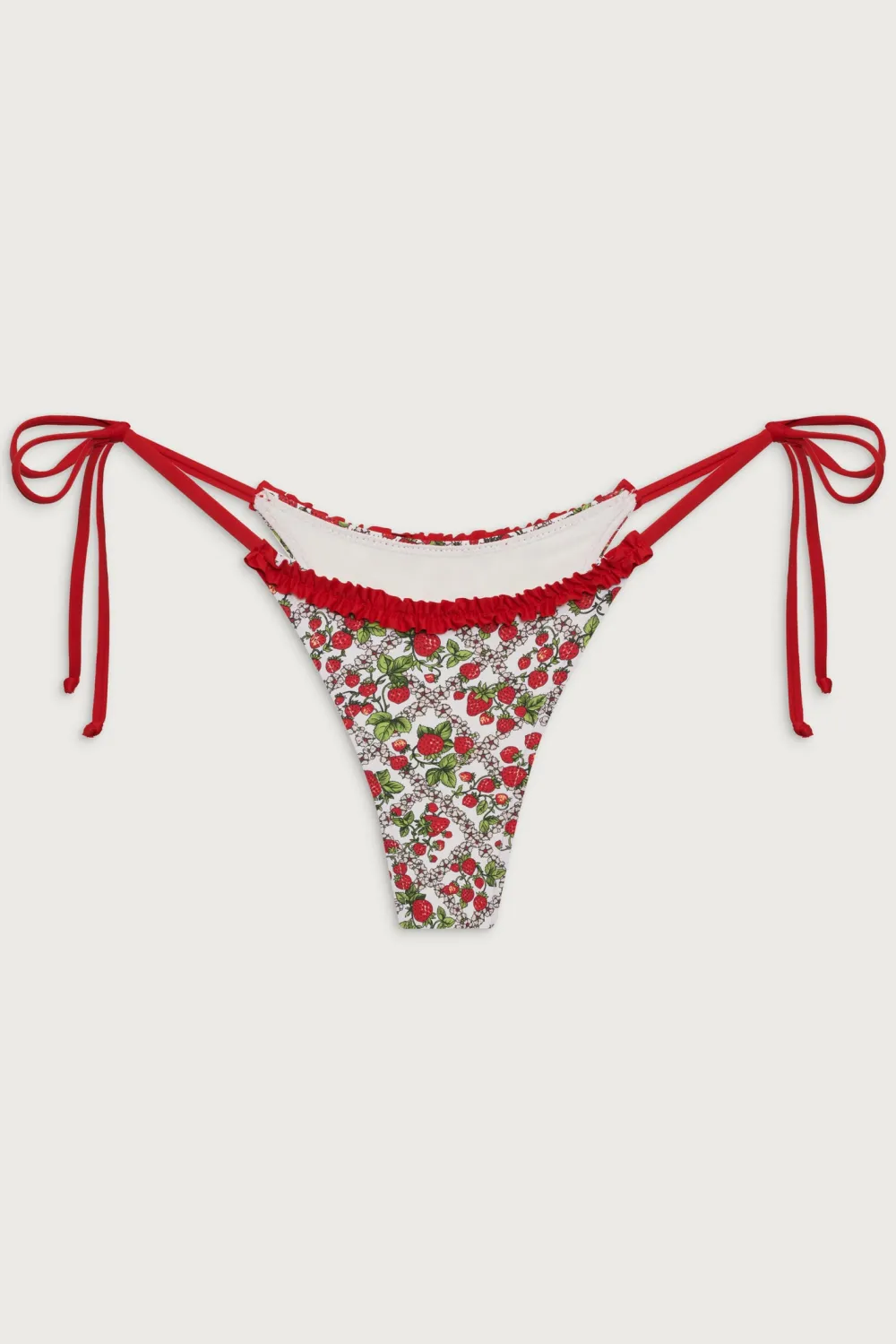Bottoms|Bikinis^Frankies Bikinis Divine Tie Side Skimpy Bikini Bottom Berry in Love