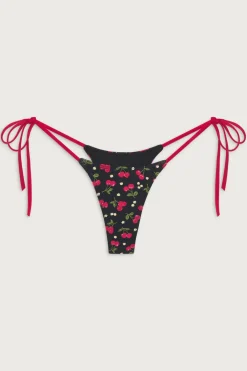 Bottoms|Bikinis^Frankies Bikinis Divine Tie Side Skimpy Bikini Bottom Cherry Hearts