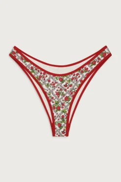 Bottoms|Bikinis^Frankies Bikinis Dove Classic Bikini Bottom Berry in Love