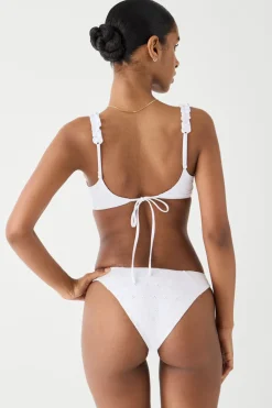 Bottoms|Bikinis^Frankies Bikinis Dove Classic Eyelet Bikini Bottom Angel