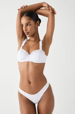 Bottoms|Bikinis^Frankies Bikinis Dove Classic Eyelet Bikini Bottom Angel