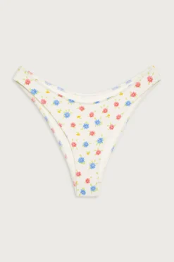 Bottoms|Bikinis^Frankies Bikinis Dove Floral Classic Bikini Bottom Water Blossom
