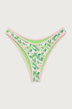 Bottoms|Bikinis^Frankies Bikinis Dove Plaid Classic Bikini Bottom Baby Daisy